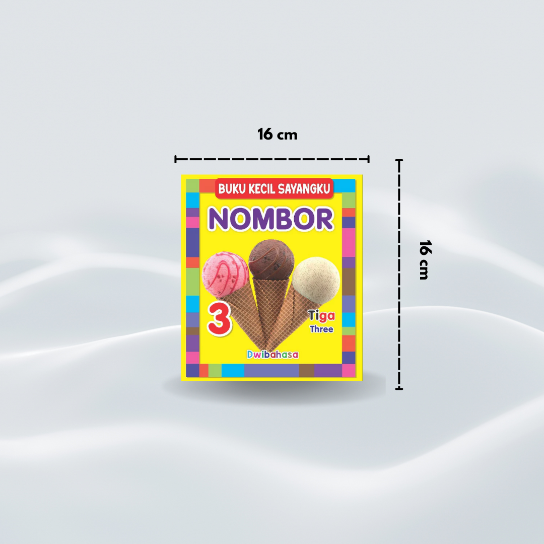 Buku Kecil Sayangku Warna dan Bentuk (Dwibahasa)