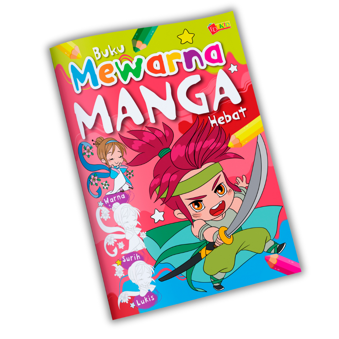 Buku Mewarna Manga Hebat