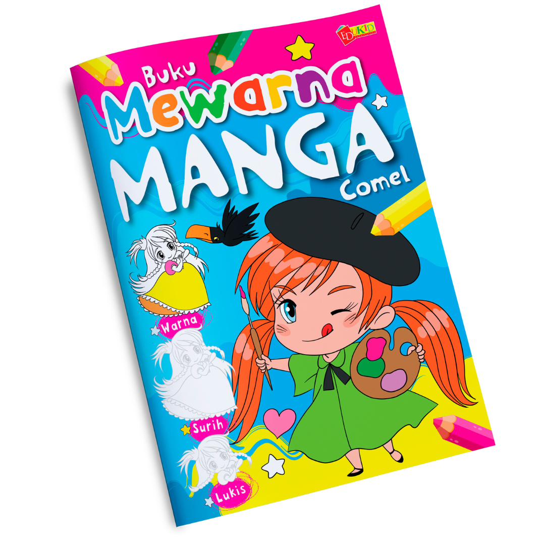 Buku Mewarna Manga Comel