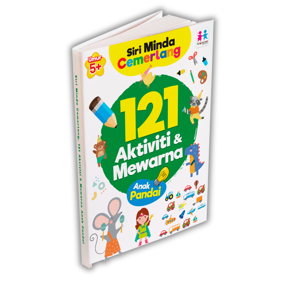 Early Learner - Siri Minda Cemerlang 121 Aktiviti & Mewarna - Anak Pandai