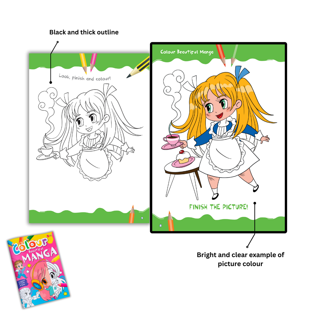Colour Beautiful Manga