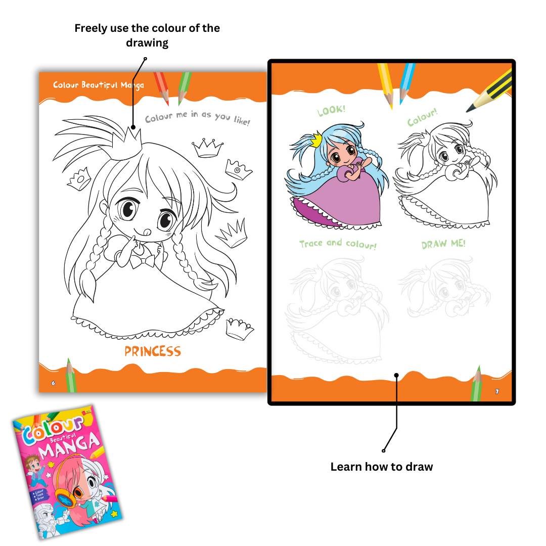 Colour Beautiful Manga
