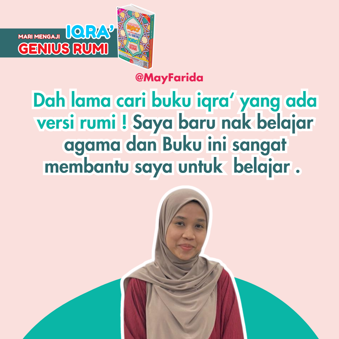 Mari Mengaji Iqro Kaedah Berkesan Belajar Al-Quran Iqro Genius Rumi