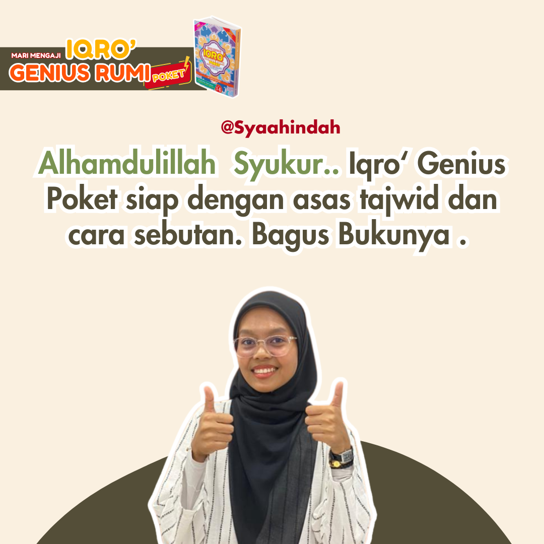 Iqro Genius Rumi Poket