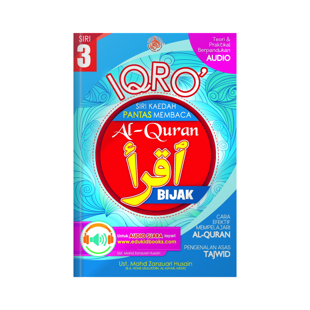 SET Iqro Bijak Siri Kaedah Pantas Membacal-Quran 6 Tajuk