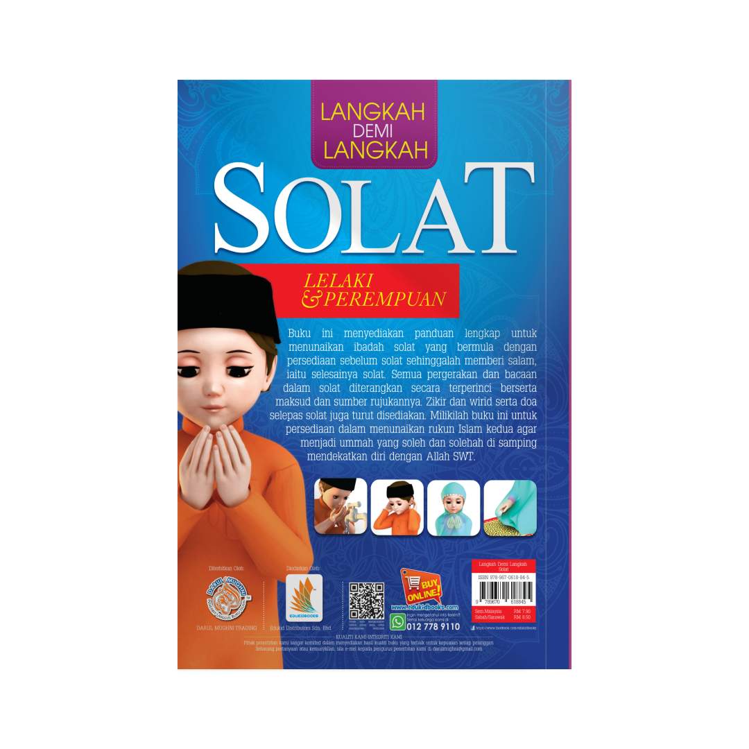 Langkah Demi Langkah Solat
Lelaki & Perempuan