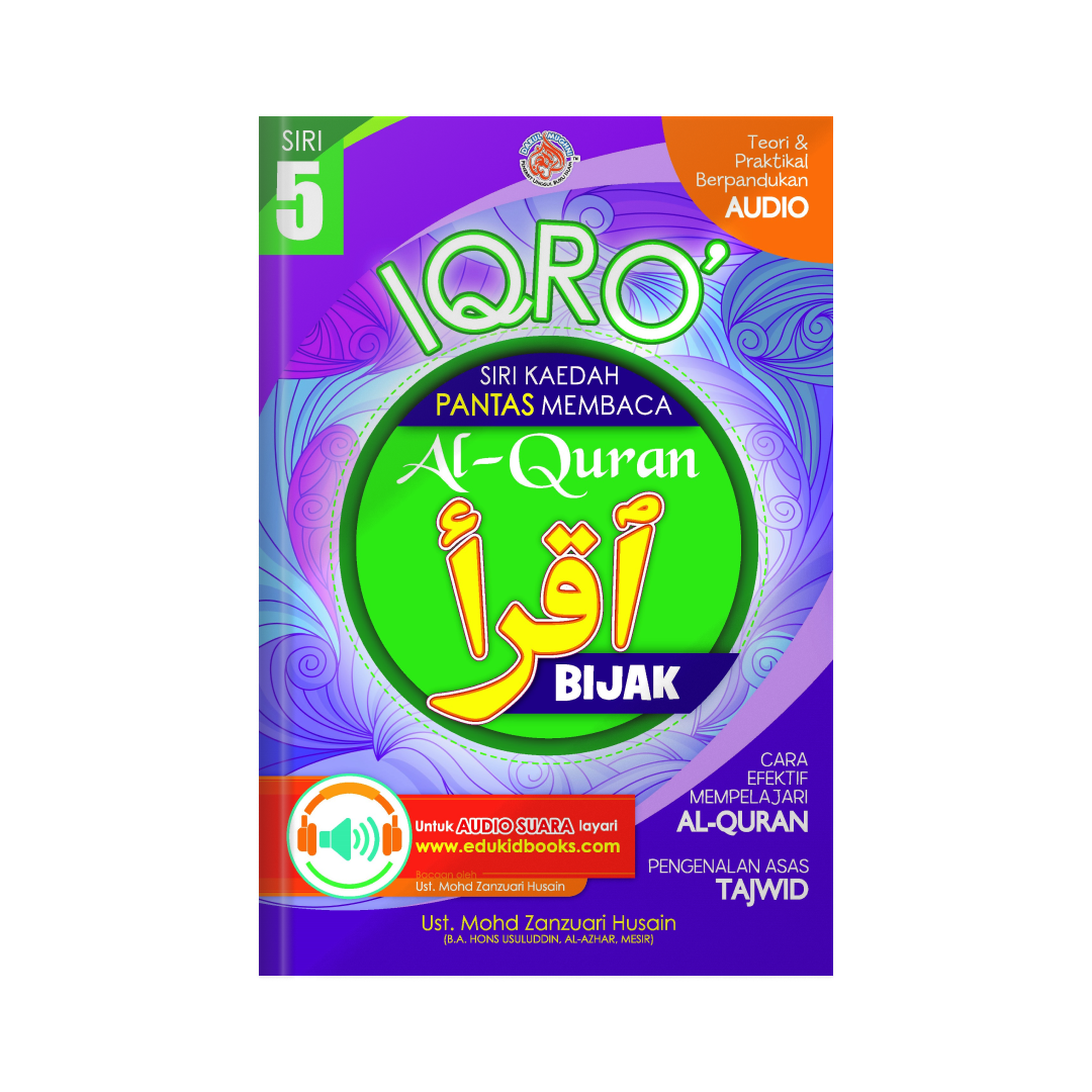 SET Iqro Bijak Siri Kaedah Pantas Membacal-Quran 6 Tajuk