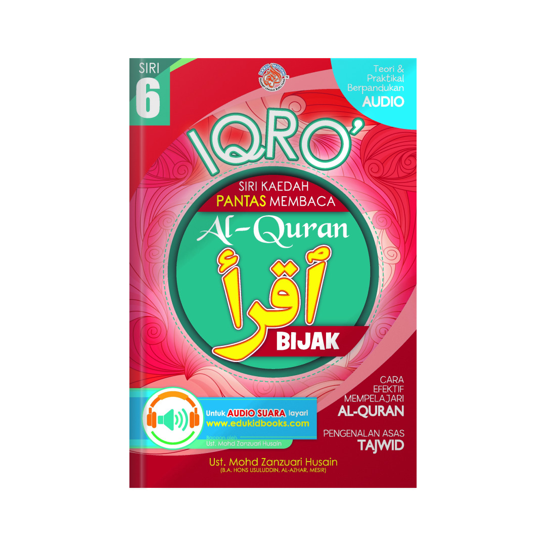 SET Iqro Bijak Siri Kaedah Pantas Membacal-Quran 6 Tajuk
