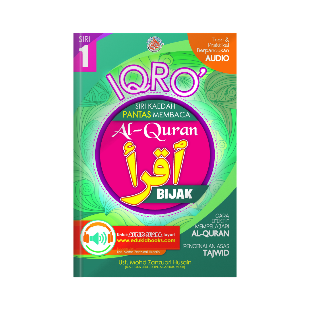 SET Iqro Bijak Siri Kaedah Pantas Membacal-Quran 6 Tajuk