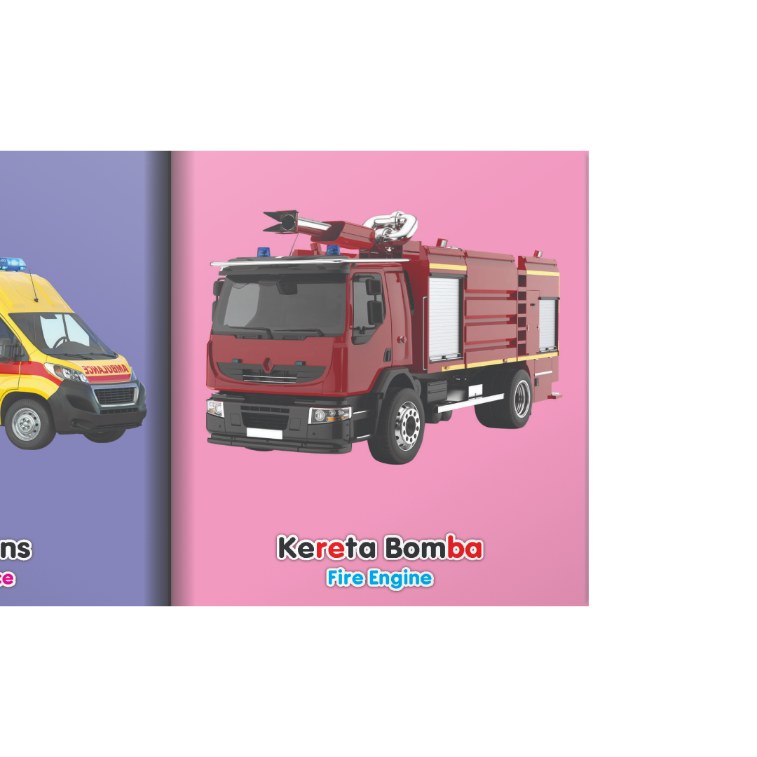 Buku Kecil Sayangku - Kenderaan (Dwibahasa)