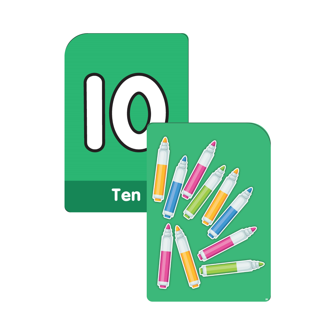 My First Numbers Flash Cards - Numbers 1-20, Shapes and Colour