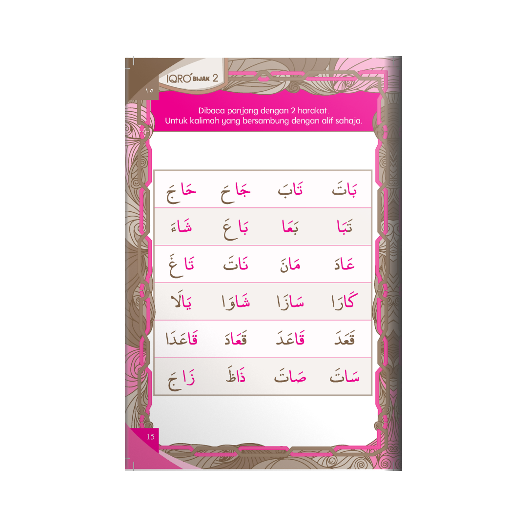 SET Iqro Bijak Siri Kaedah Pantas Membacal-Quran 6 Tajuk