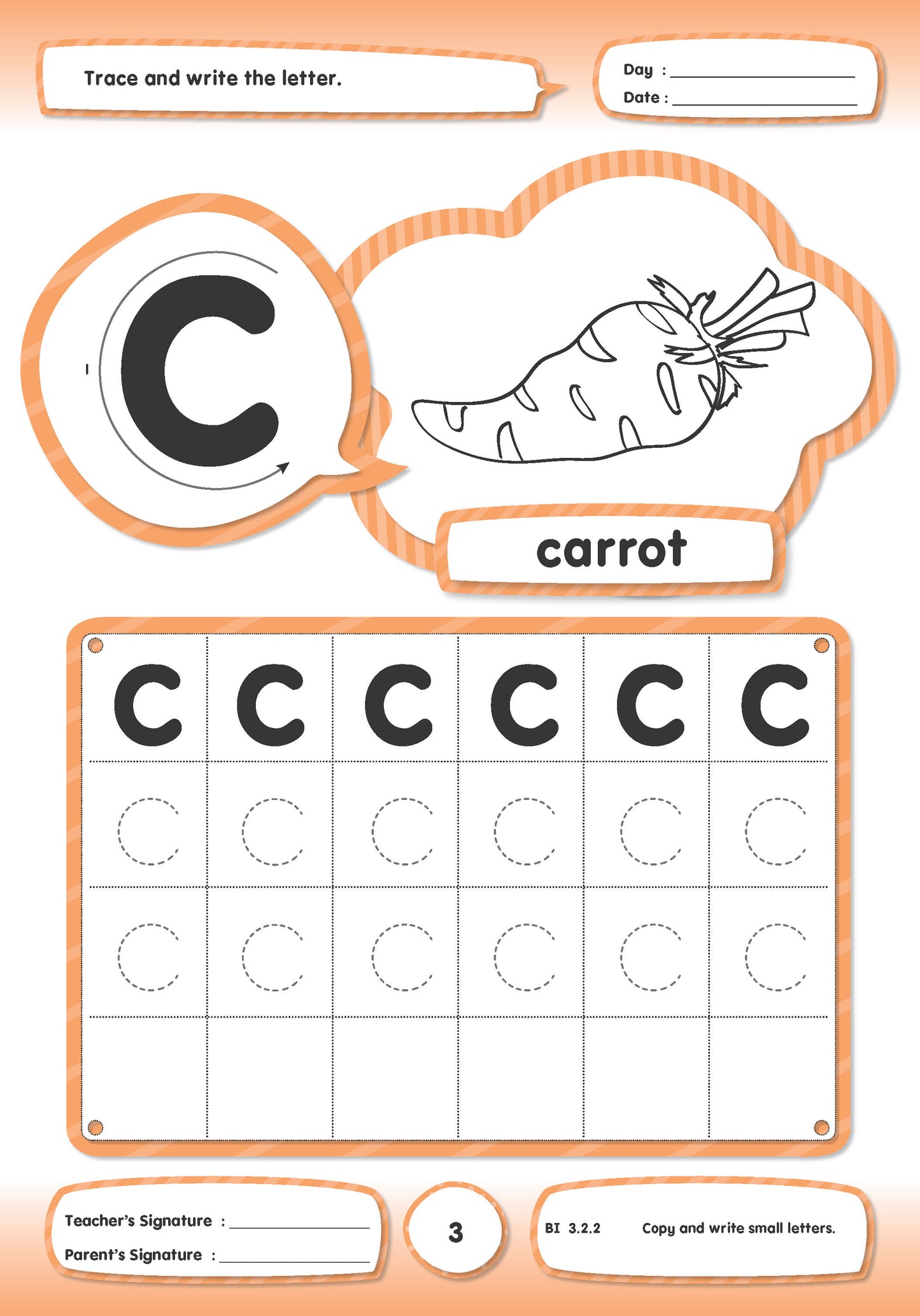 Basic Writing Skill and Colouring For Kids abc small Letters & ABC Capital Letters
