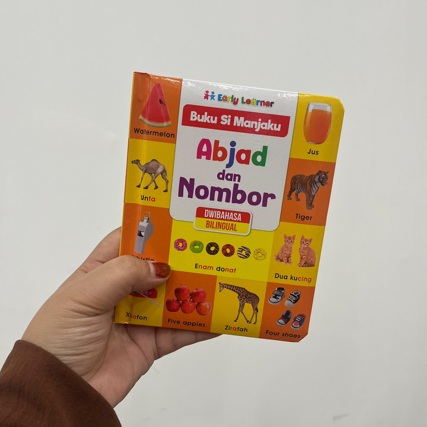 Buku Si Manjaku - Abjad Dan Nombor . Dwibahasa
