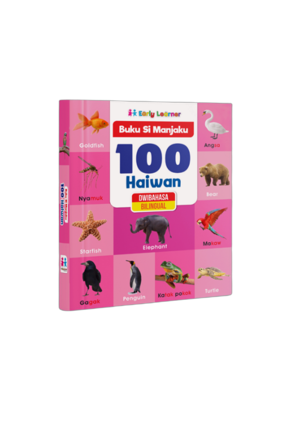 Buku Si Manjaku . 100 Haiwan . Dwibahasa