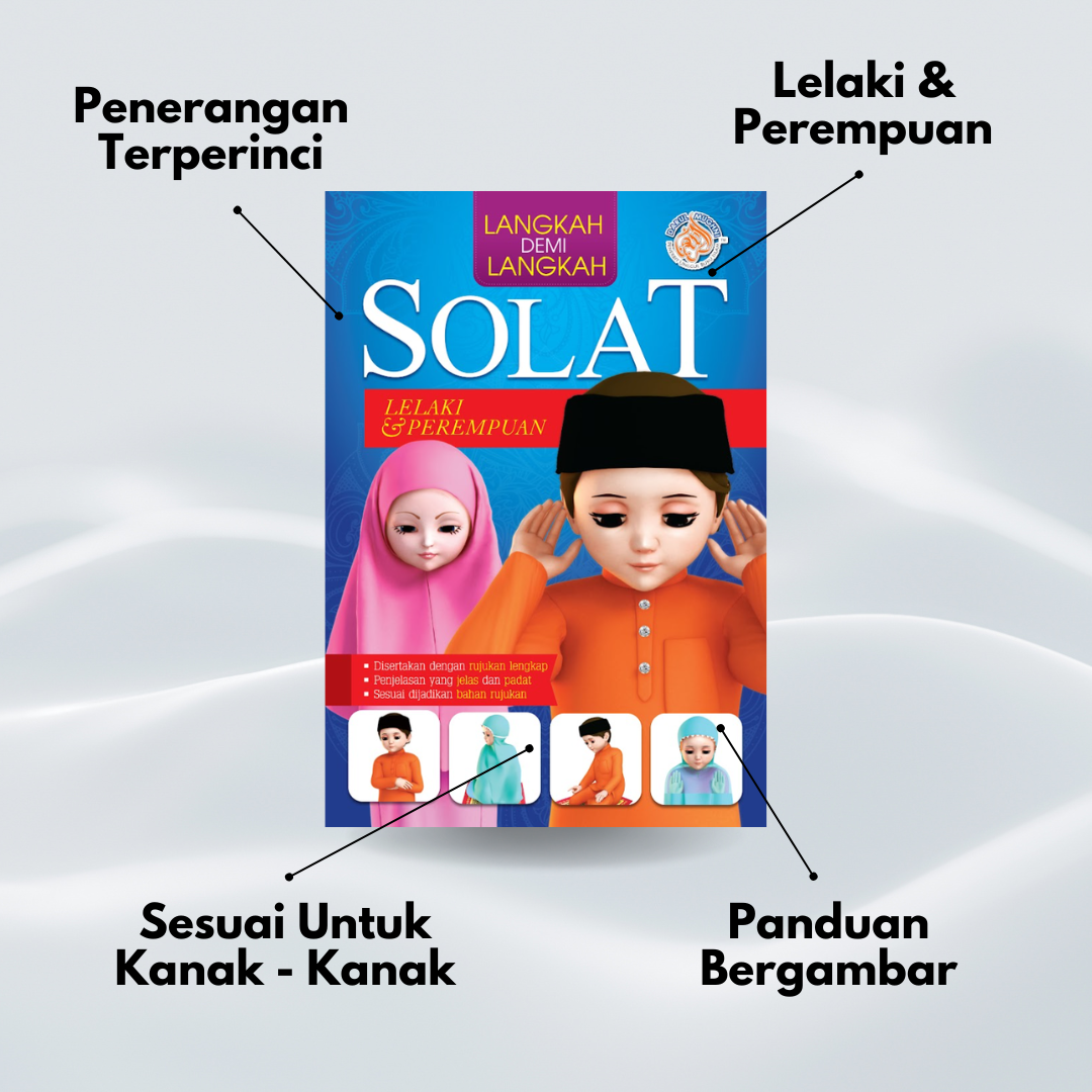 Langkah Demi Langkah Solat Lelaki & Perempuan