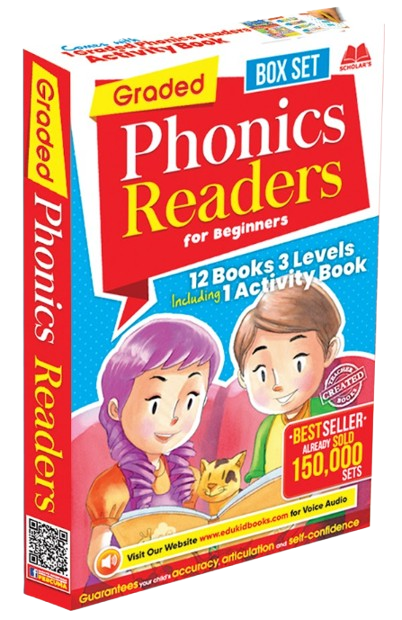 BOX Set Graded Phonics Readers -12 Book 3 Levels
Including 1 Activity Book