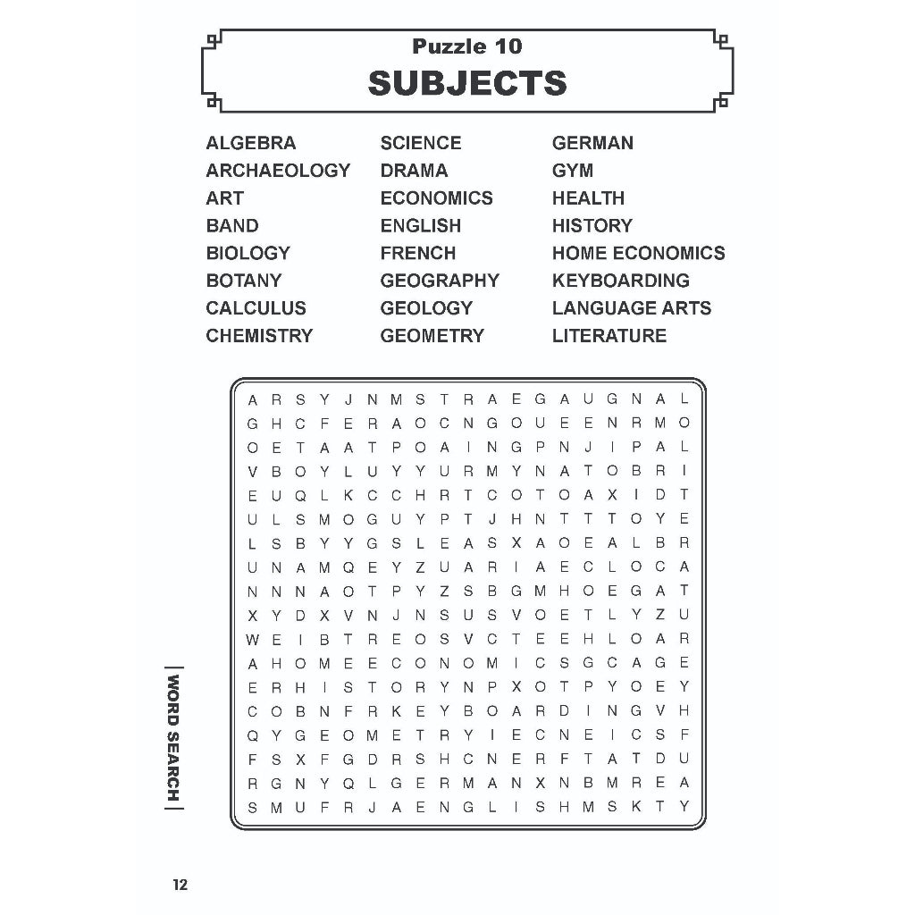 Test Your IQ Delightful Word Search