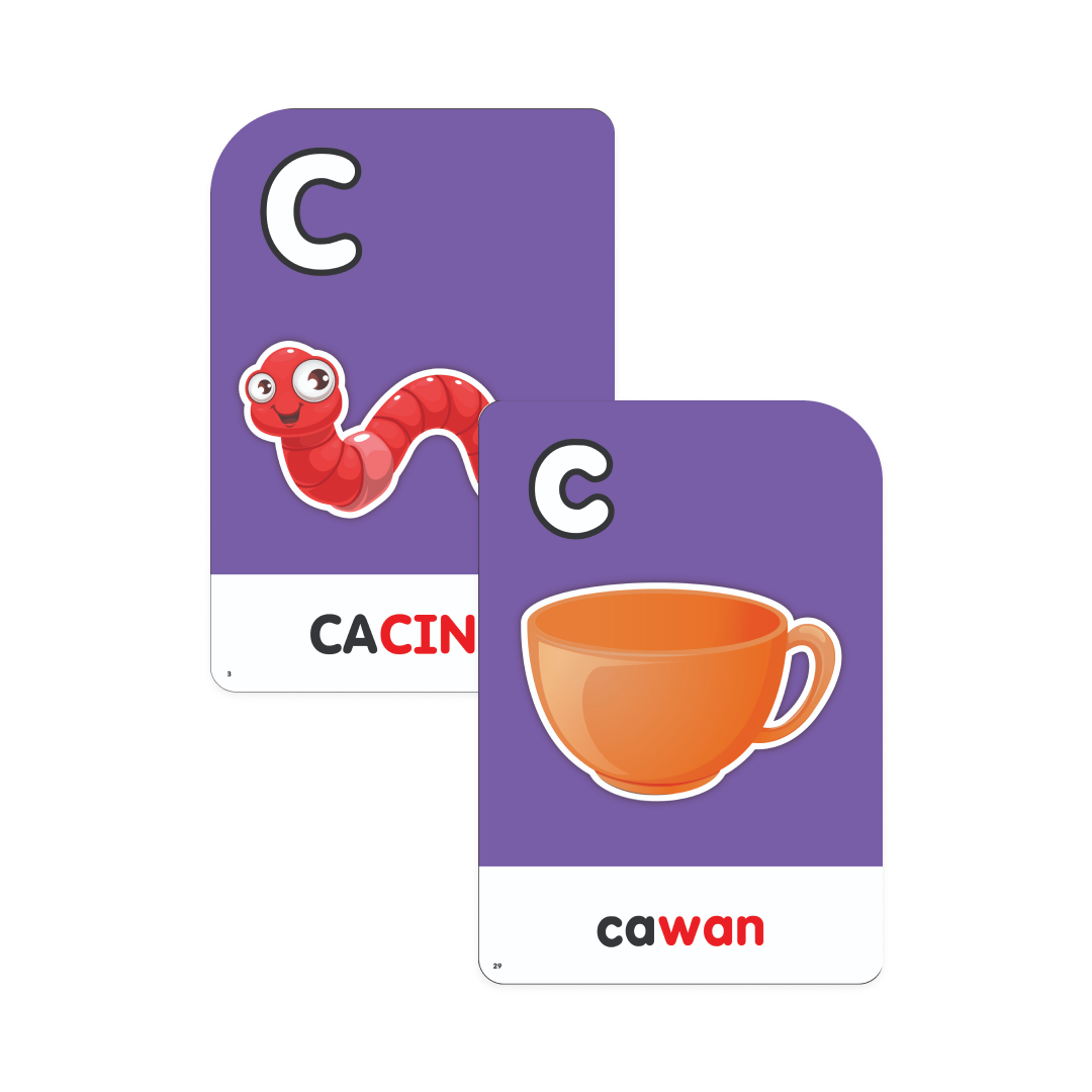 Kad Imbas Pertama Saya - ABC (Huruf Besar dan Kecil)