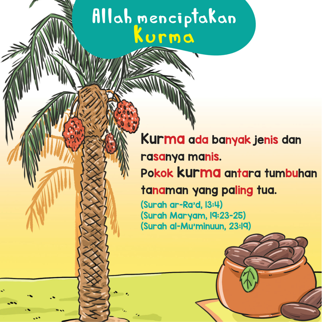 Cerita Al-Quran Si Kecil - Makanan Dalam Al-Quran