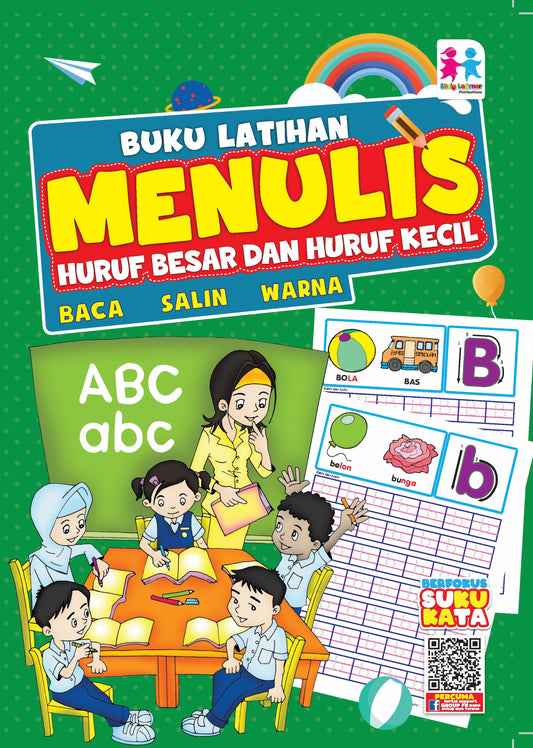 Buku Latihan Menulis- Huruf Besar dan Huruf Kecil