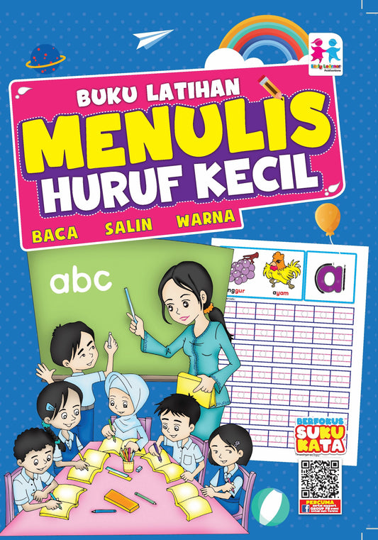 Buku Latihan Menulis - Huruf Kecil