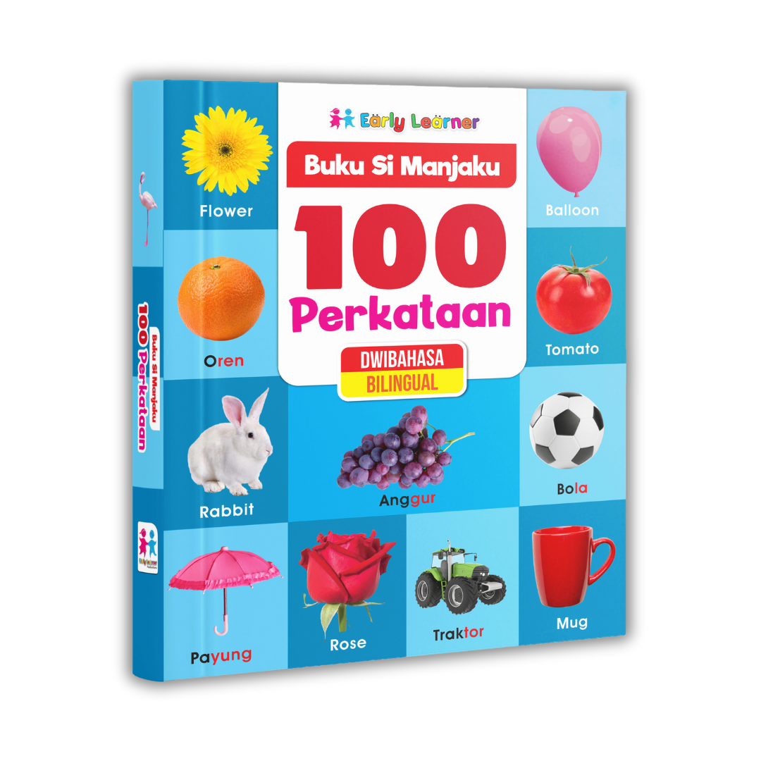 Buku Si Manjaku . 100 Perkataan . Dwibahasa