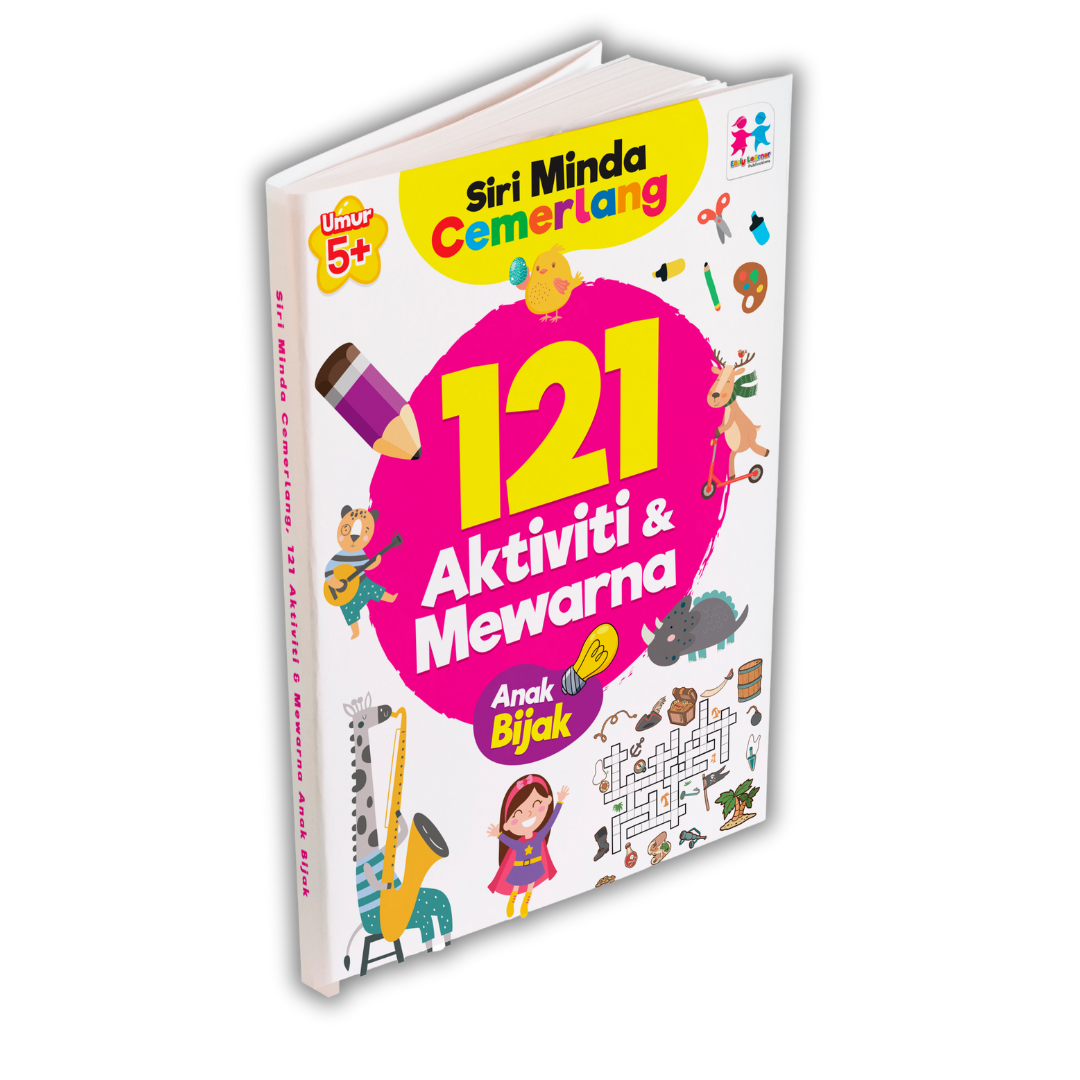 Early Learner - Siri Minda Cemerlang 121 Aktiviti & Mewarna - Anak Bijak