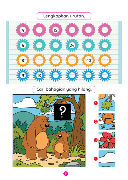 Early Learner - Siri Minda Cemerlang 121 Aktiviti & Mewarna - Anak Pintar