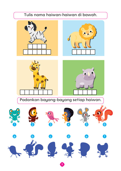 Early Learner - Siri Minda Cemerlang 121 Aktiviti & Mewarna - Anak Bijak