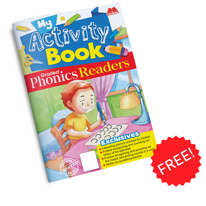 BOX Set Graded Phonics Readers -12 Book 3 Levels
Including 1 Activity Book