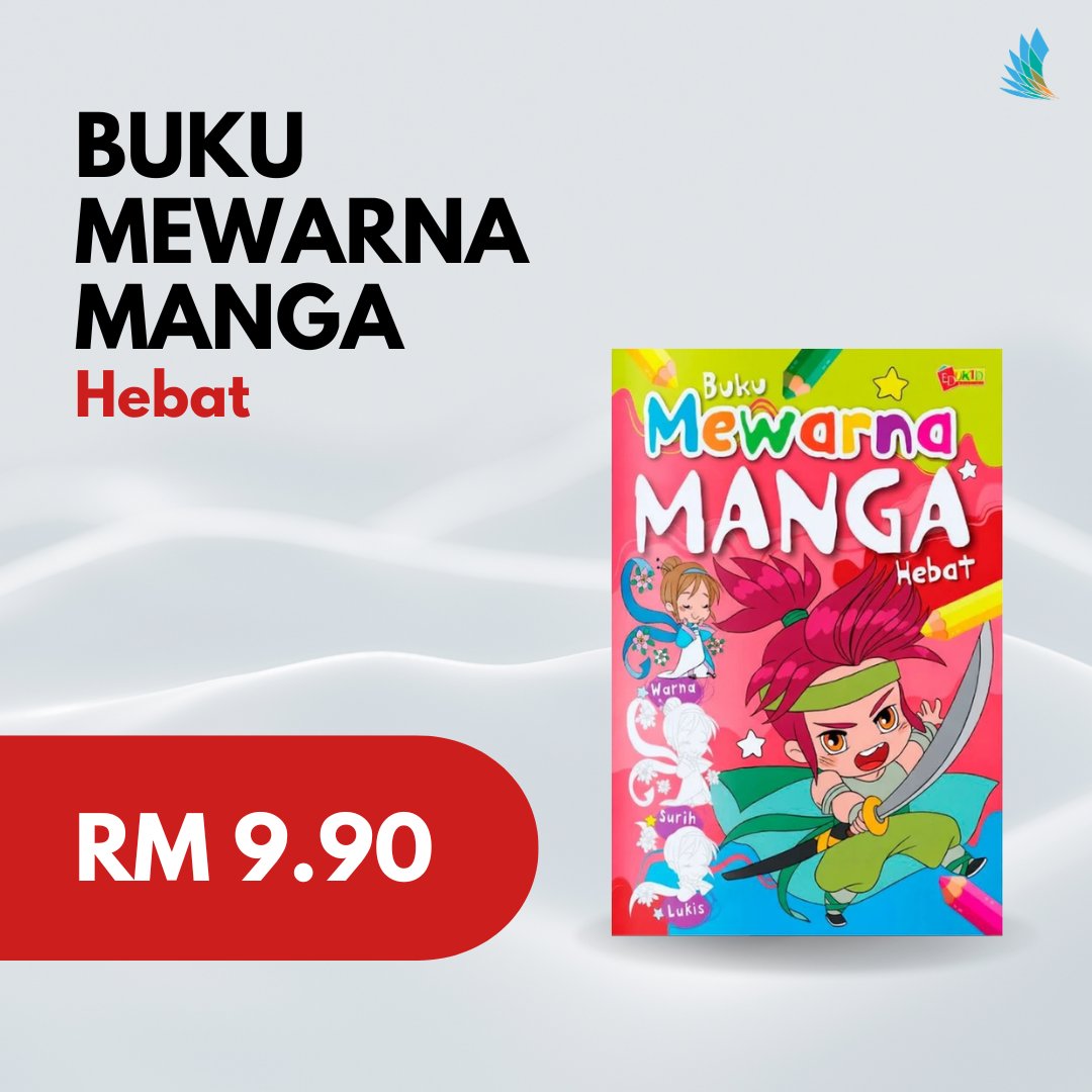 Buku Mewarna Manga Hebat