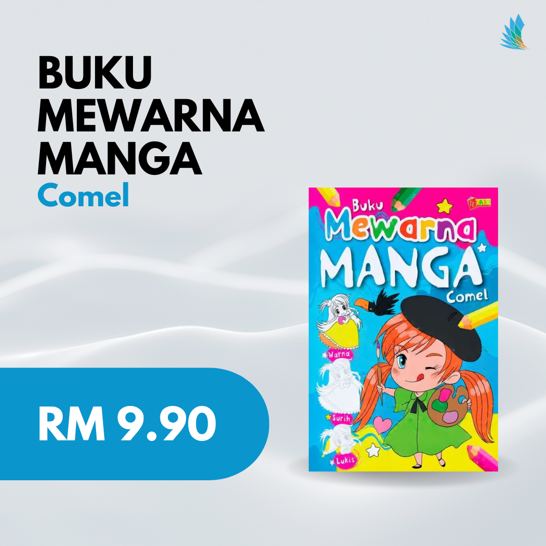 Buku Mewarna Manga Comel