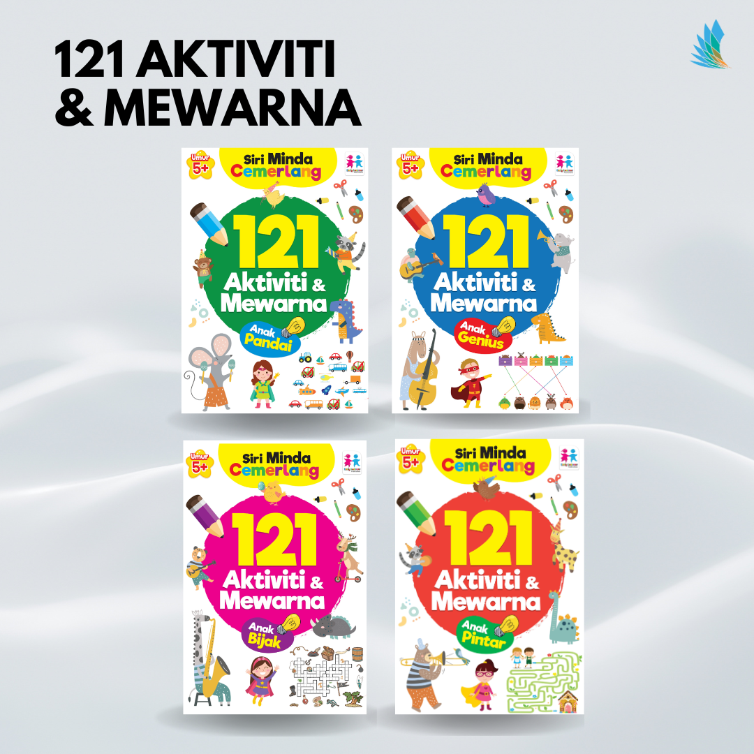 121 Aktiviti & Mewarna - Anak Bijak