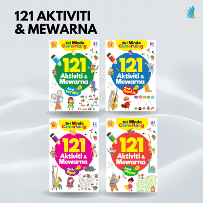 121 Aktiviti & Mewarna - Anak Bijak
