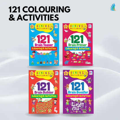 121 Brain Booster Colouring & Activities