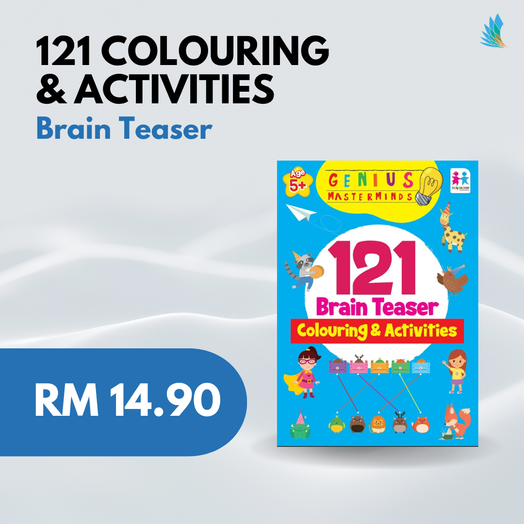 121 Brain Teaser Colouring & Activities