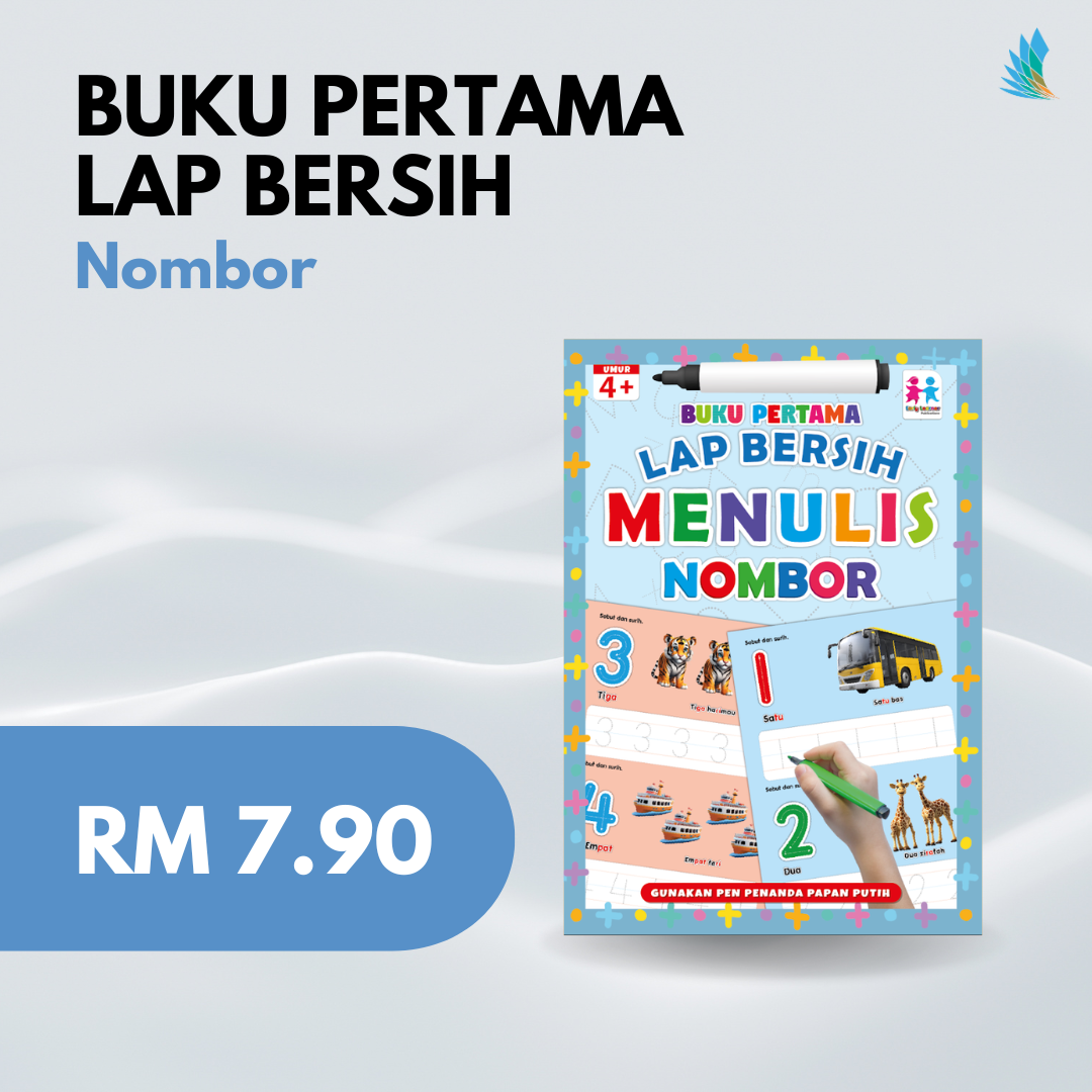 Buku Pertama Lap Bersih Menulis - Nombor