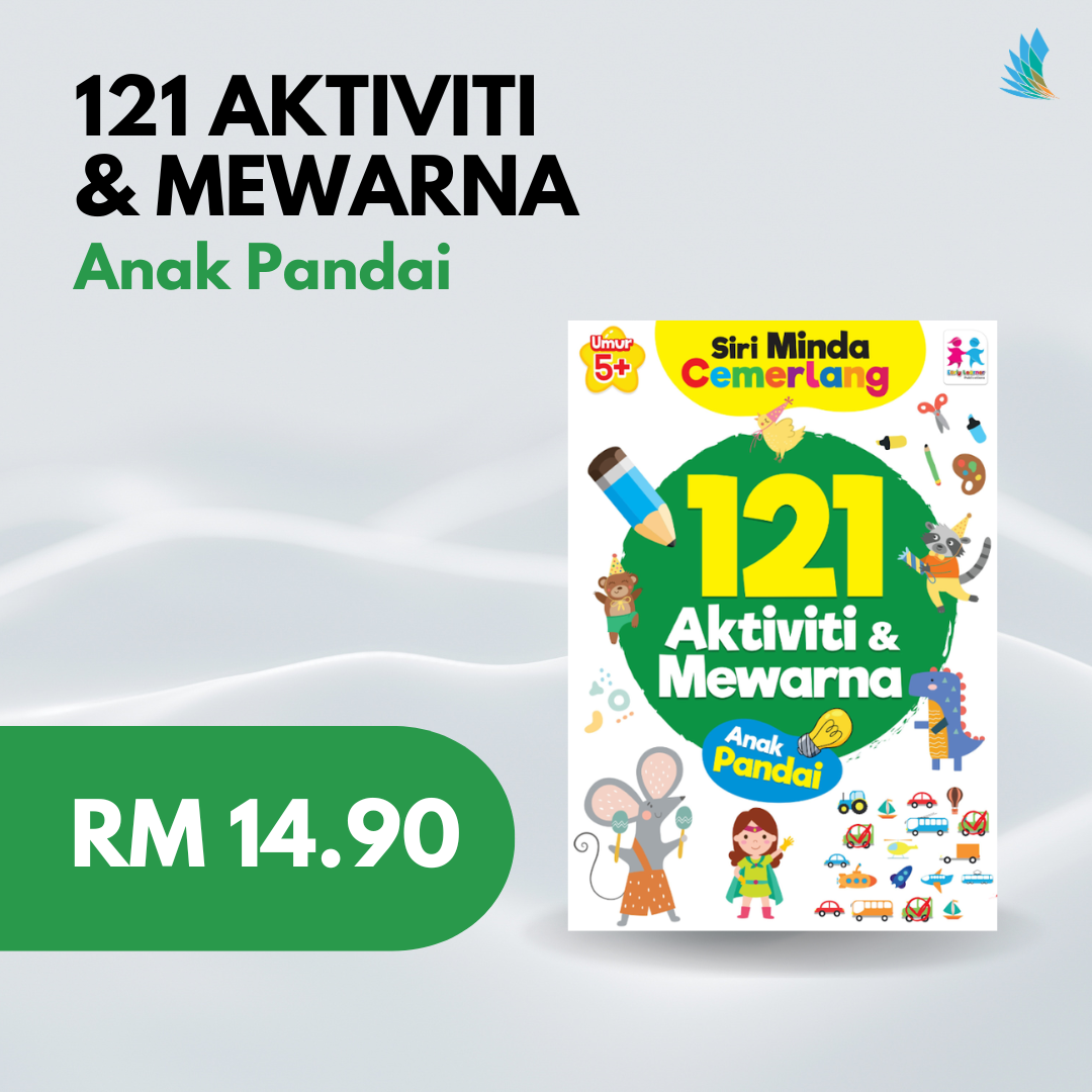121 Aktiviti & Mewarna - Anak Pandai