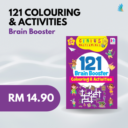 121 Brain Booster Colouring & Activities