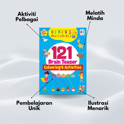 121 Brain Booster Colouring & Activities