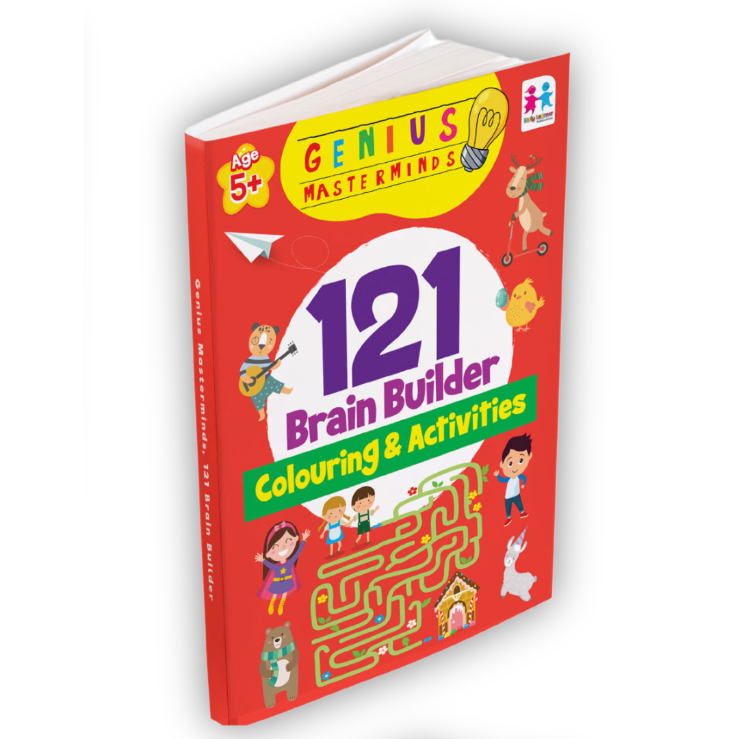 Early Learner - Genius Masterminds 121 Brain Builder Coloring & Activities