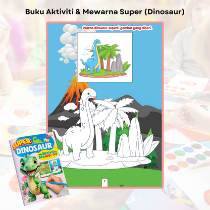 Set Aktiviti SUPER - Buku Aktiviti & Mewarna.