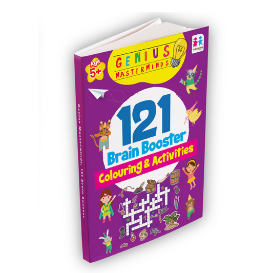 Early Learner - Genius Masterminds 121 Brain Booster Colouring & Activities