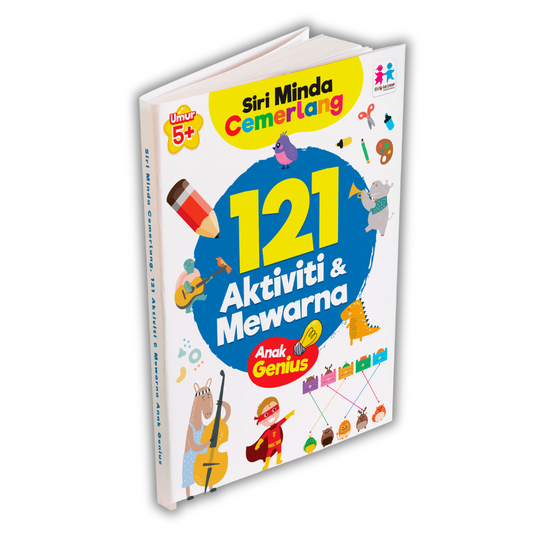 Early Learner - Siri Minda Cemerlang 121 Aktiviti & Mewarna - Anak Genius