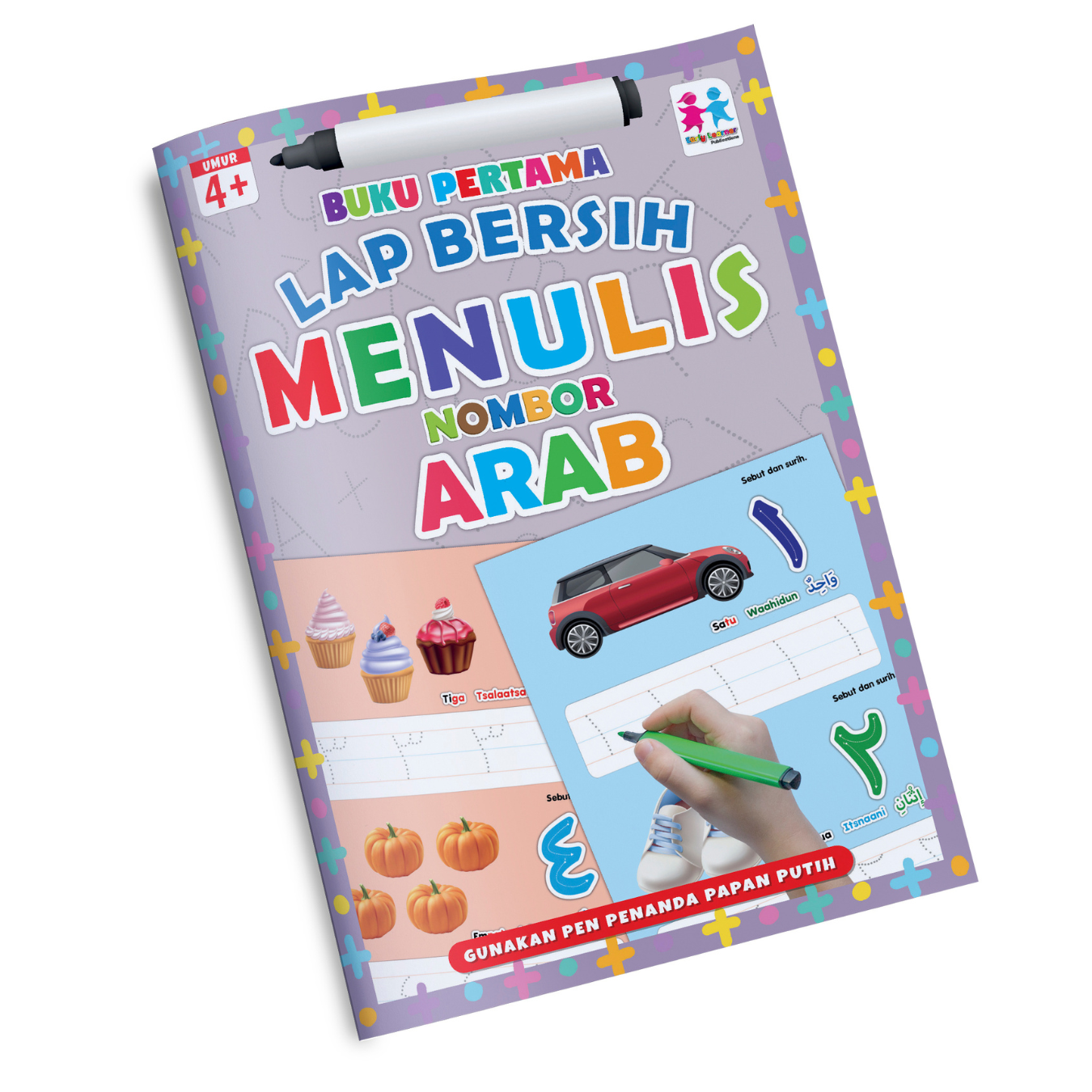 Buku Pertama Lap Bersih Menulis - Nombor Arab