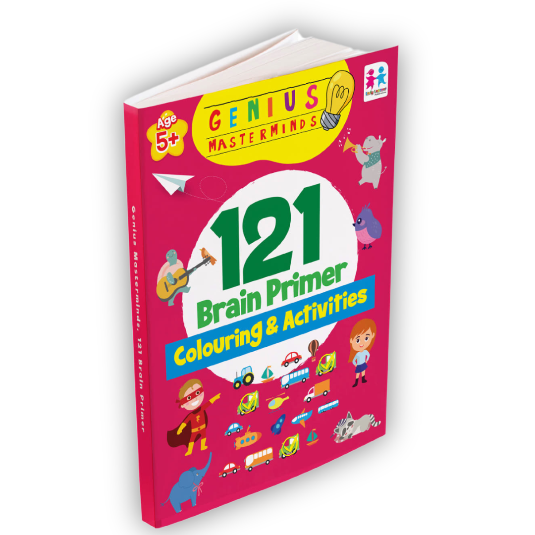 Early Learner - Genius Masterminds 121 Brain Primer Colouring & Activities