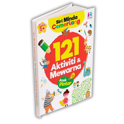 Early Learner - Siri Minda Cemerlang 121 Aktiviti & Mewarna - Anak Pintar