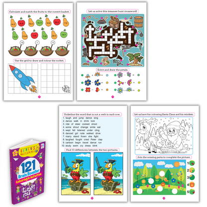 Early Learner - Genius Masterminds 121 Brain Booster Colouring & Activities