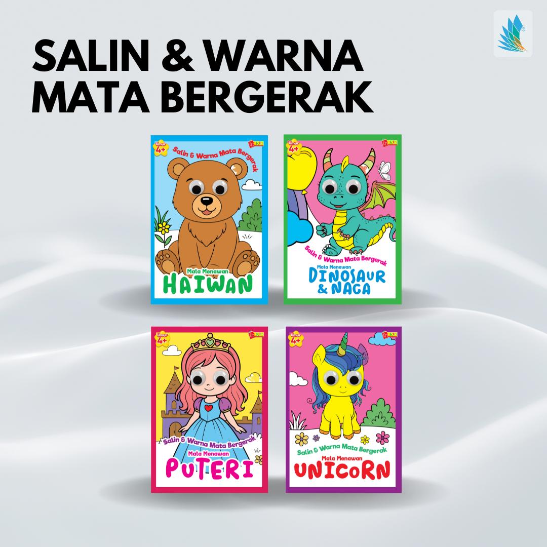 Salin & Warna Mata Bergerak